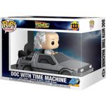 back to the future - doc with time machine 40th (133) - funko