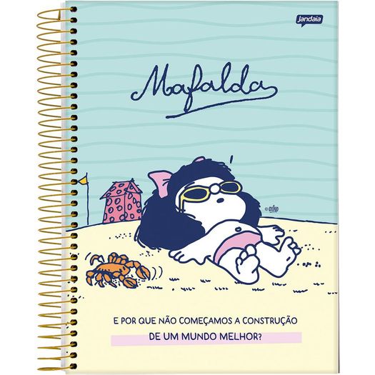 caderno universitário 1x1 80 folhas capa dura mafalda caderno universitário 1x1 80 folhas capa dura mafalda