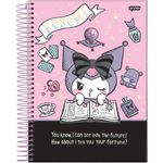 caderno universitário 10x1 kuromi