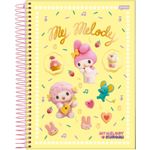 caderno univeristário 1x1 my melody e kuromi