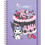 caderno universitário 1x1 neo kuromi