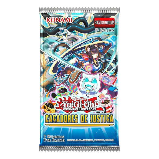 yu gi oh - caçadores de justiça - booster - konami