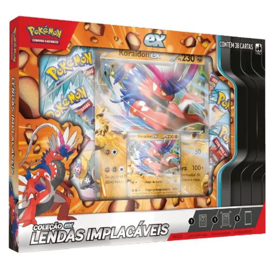 pokémon - box lendas implacáveis pokémon - box lendas implacáveis