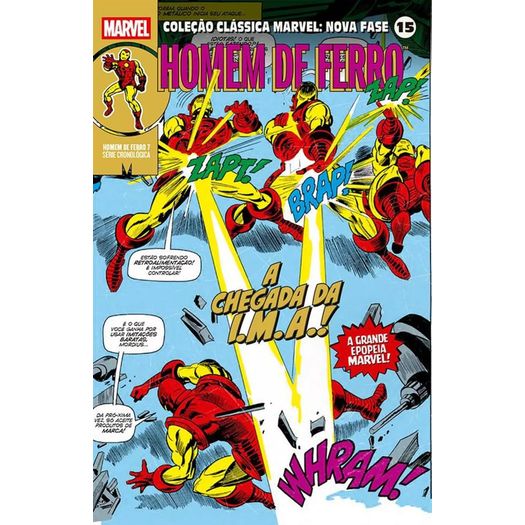 coleção clássica marvel: nova fase 15 - homem de ferro 8 coleção clássica marvel: nova fase 15 - homem de ferro 8