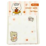bloco adesivo sticky note glitter animal 50 folhas diversos modelos