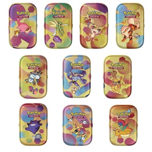 pokémon scarlet and violet 151 mini tin (unitário) inglês pokémon scarlet and violet 151 mini tin (unitário) inglês