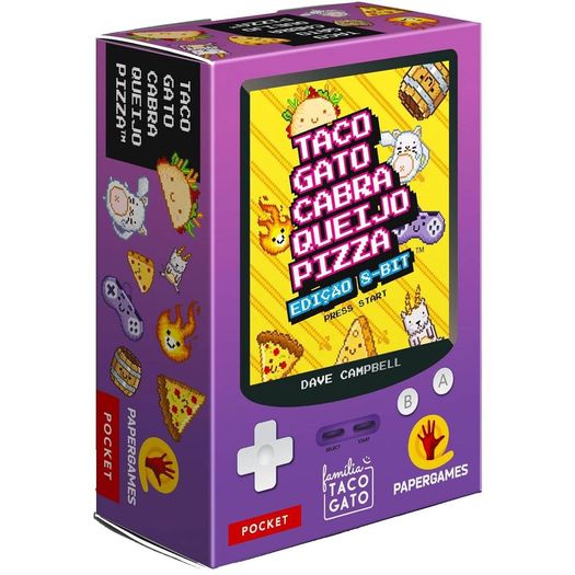 taco gato cabra queijo pizza - 8 bit - papergames