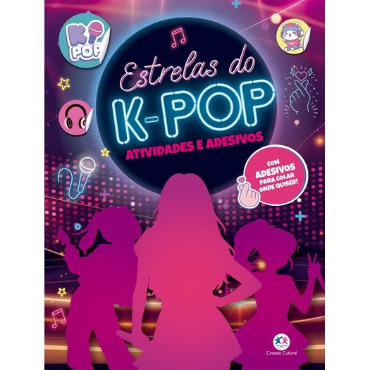 k-pop - atividades e adesivos