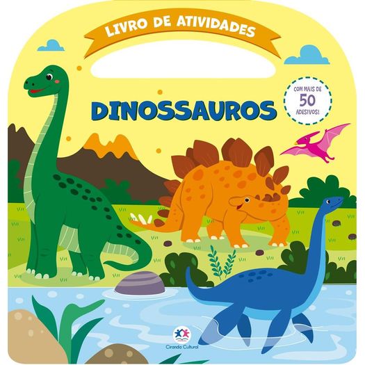 dinossauros - atividades e mais 50 adesivos dinossauros - atividades e mais 50 adesivos