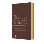 bíblia pregação expositiva - ra - pu luxo marrom