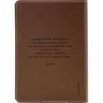 bíblia sagrada naa - letra supergigante - capa marrom claro