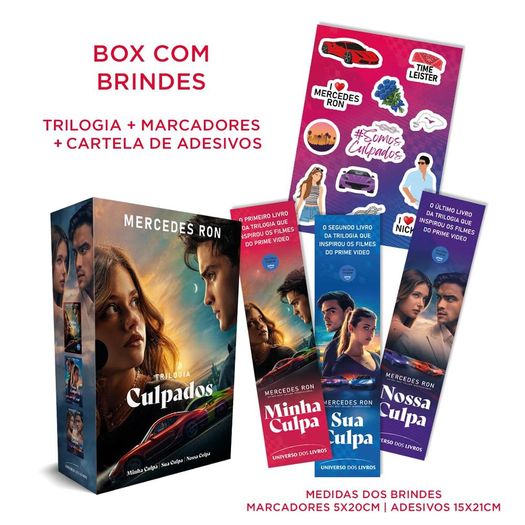 box trilogia culpados - com brinde