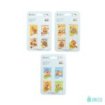 marcador de página magnético capivara com 4 unidades diversos