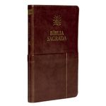 biblia-sagrada-slim-acf---luxo---marrom---com-bolso