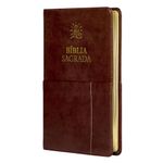 biblia-sagrada-slim-acf---luxo---marrom---com-bolso