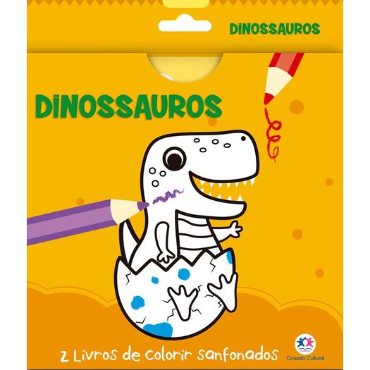 dinossauros---2-livros-de-colorir-sanfonados dinossauros---2-livros-de-colorir-sanfonados