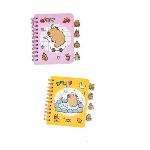 caderneta-de-anotacoes-mini-capivara-diversos-modelos