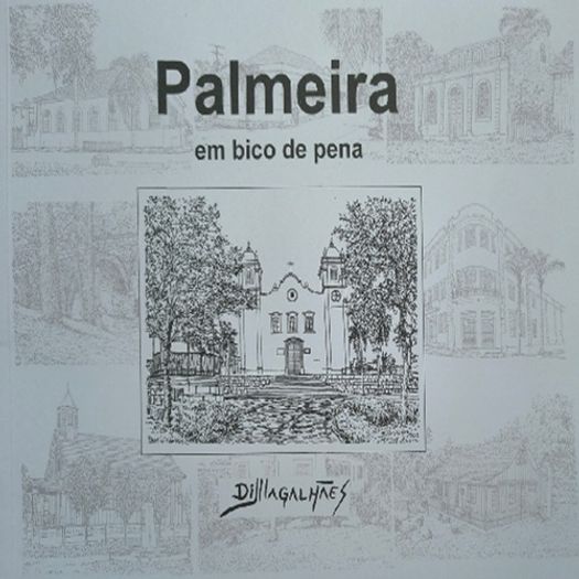 palmeira em bico de pena palmeira em bico de pena