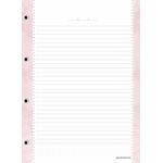 caderno fichário colegial 160 folhas rosa