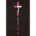 bíblia sagrada nvi - neon rosa