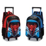 mochila com rodinha infantil aranha herói diversas cores