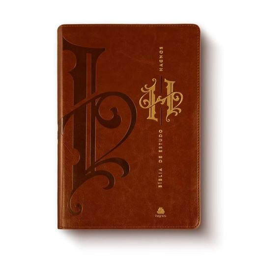 bíblia de estudo hagnos - marrom - edição luxo bíblia de estudo hagnos - marrom - edição luxo