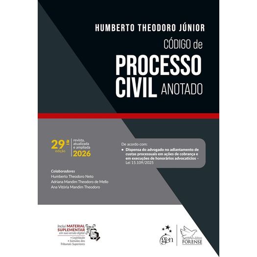 código de processo civil anotado