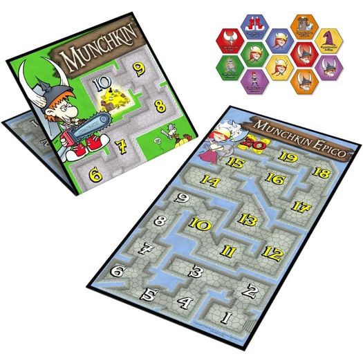 munchkin - tabuleiro de níveis - galápagos munchkin - tabuleiro de níveis - galápagos