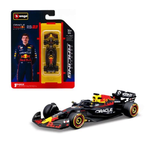 red bull racing rb21 1 verstappen 1/64 f-1 2025 - burago red bull racing rb21 1 verstappen 1/64 f-1 2025 - burago