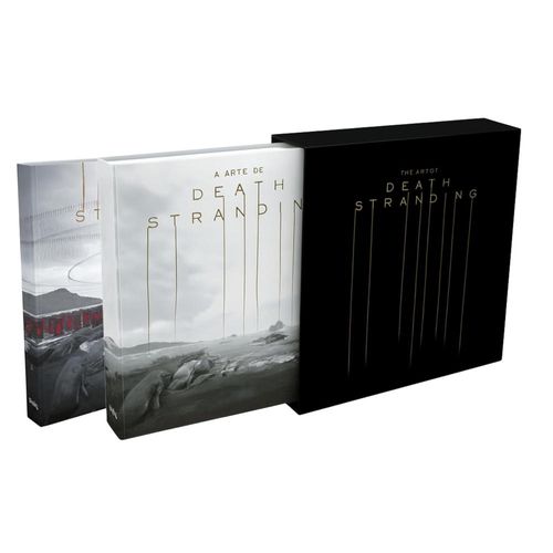 box a arte de death stranding 1 e 2 - edição limitada de colecionador