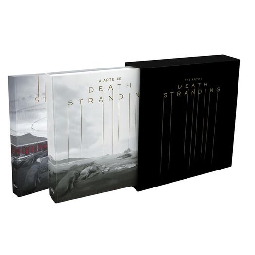box a arte de death stranding 1 e 2 - edição limitada de colecionador
