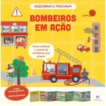 bombeiros em ação - livro desdobrável + brincadeiras