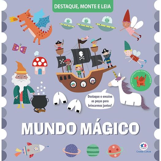mundo mágico - um livro para destacar e montar