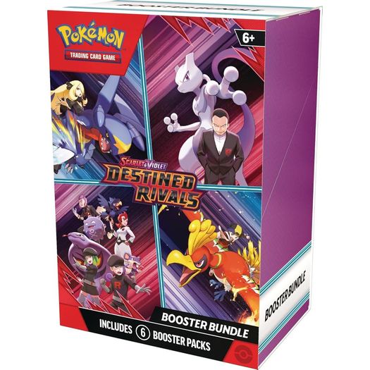 pokémon scarlet and violet - destined rivals - booster bundle - inglês