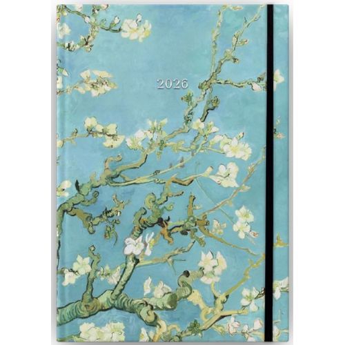agenda semanal 2026 amendoeira em flor 10x14cm