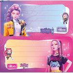 etiqueta escolar 8 unidades guerreiras do k-pop