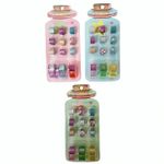 fita adesiva estampada glitter com 12 unidades diversos modelos