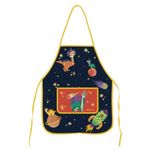 avental escolar dino