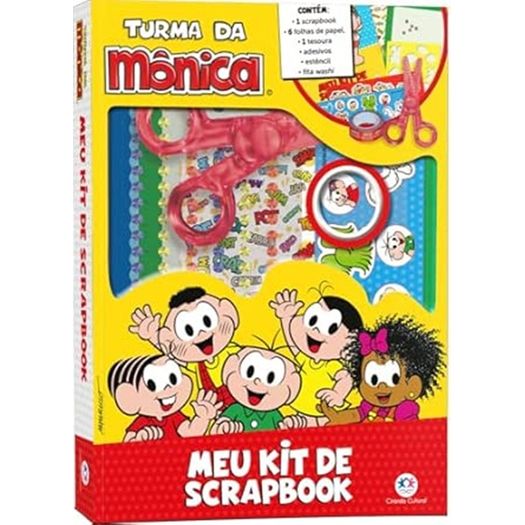 turma da mônica - meu kit de scrapbook