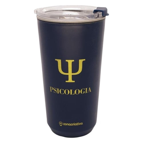 copo 500ml sky profissão psicologia azul