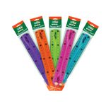 régua 30cm flexível diversas cores