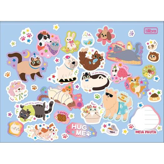 caderno-meia-pauta-brochura-ao-alto-hug-me-tilibra