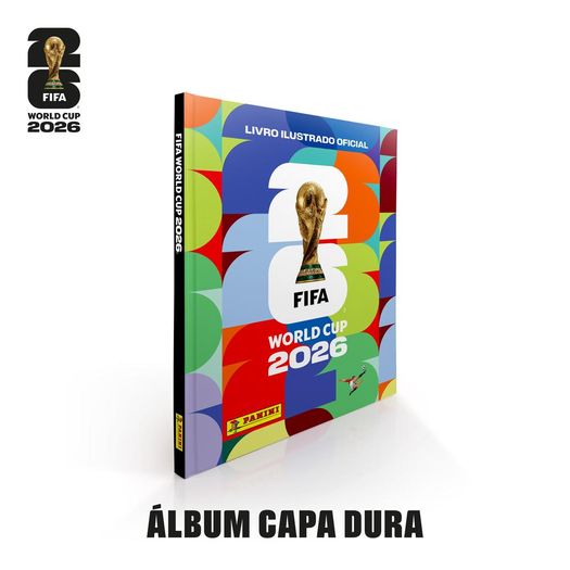 álbum copa do mundo 2026 - capa dura álbum copa do mundo 2026 - capa dura