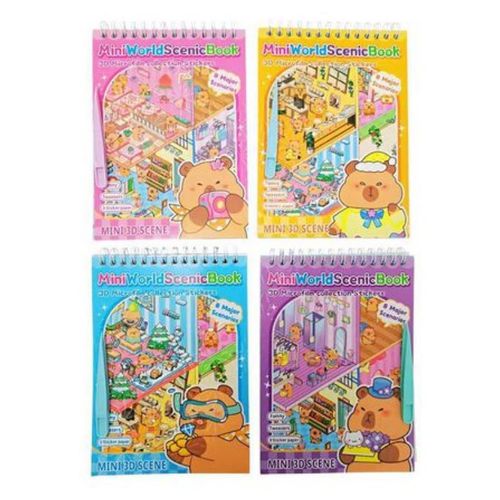 adesivo-cenarios-3d-capivara-8-cenas-com-pinca-13x18cm