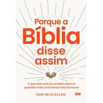 porque a bíblia disse assim