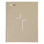 jesus bible nvi - capa dura - cinza