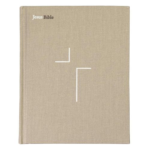 jesus bible nvi - capa dura - cinza