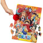 quebra cabeça 100 peças - lente mágica - one piece