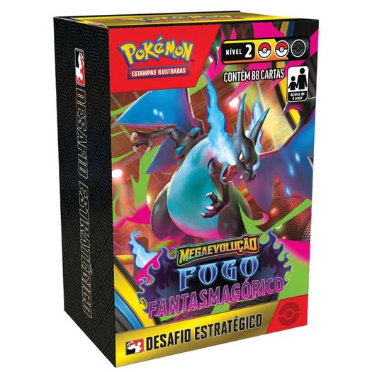 pokémon - mega evolução 2 - desafio estratégico - fogo fantasmagórico pokémon - mega evolução 2 - desafio estratégico - fogo fantasmagórico