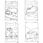 card-para-colorir-4-unidades-colecionavel-capivara